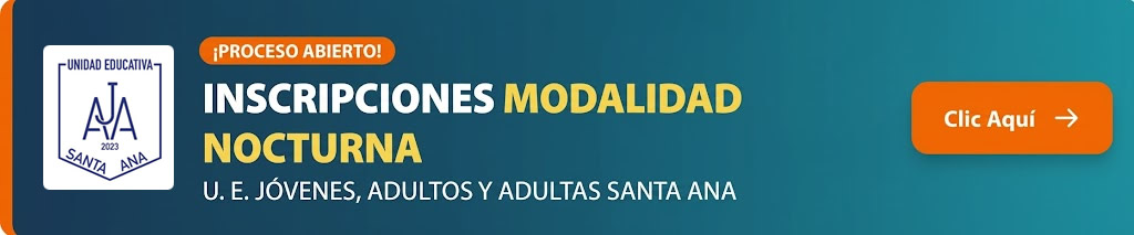 UE Santa Ana Inscripciones Modalidad Nocturna